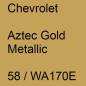 Preview: Chevrolet, Aztec Gold Metallic, 58 / WA170E.